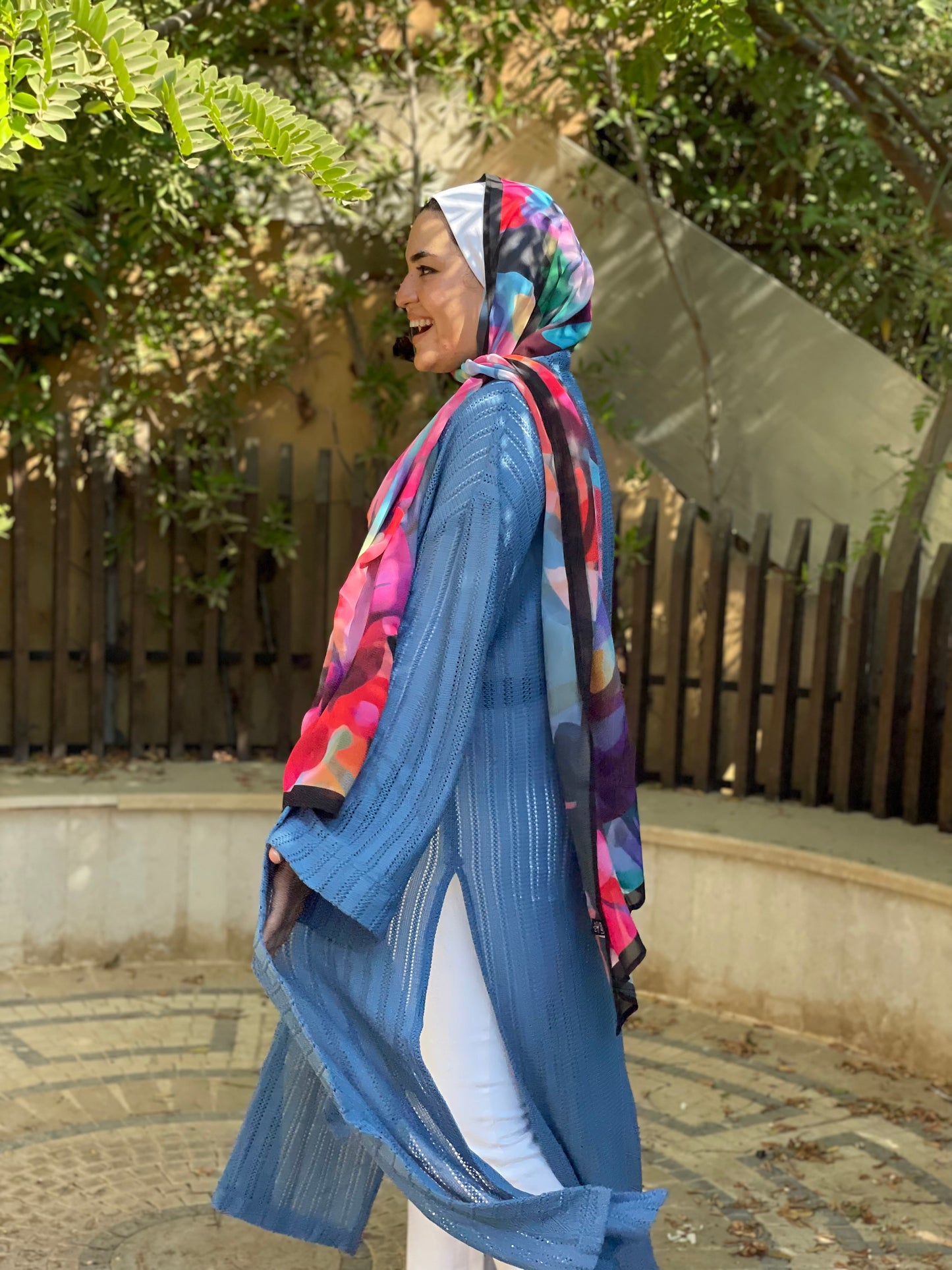 Blue Lace kimono