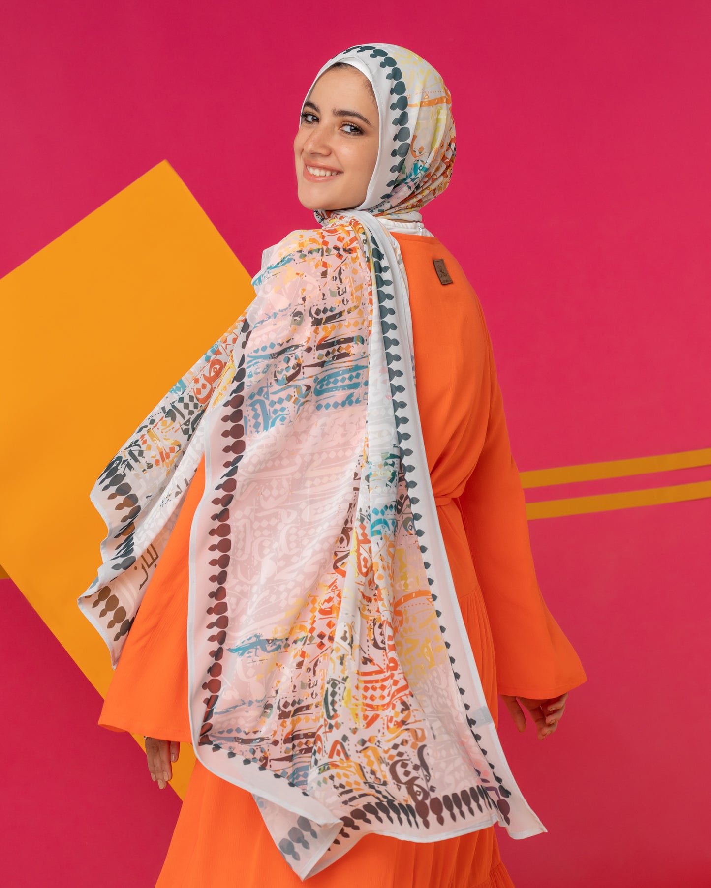 Orange Cerine Kimono